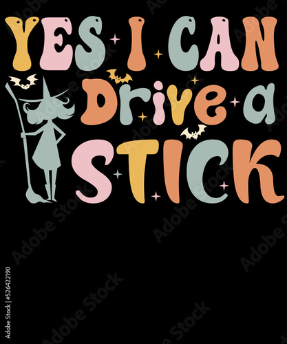 Yes I Can Drive a Stick T-shirt Design