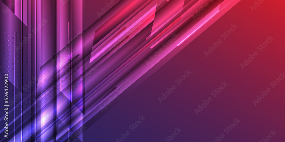 Modern purple red background vector