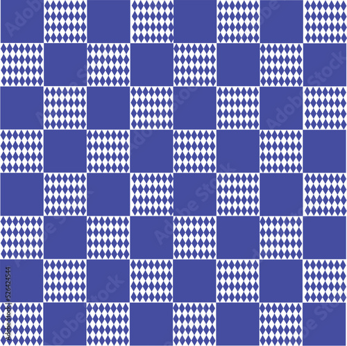 Beautifully patterned background square abstract for decorative plaid, argyle cloth, blue gingham.