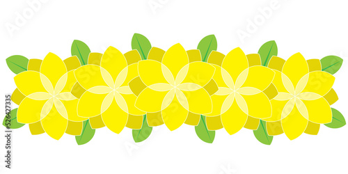A beautiful Yellow Flower crown can be used for women to make it look more beautiful and elegant.