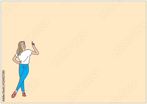 人物おしゃれイラスト素材	