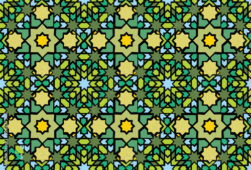 Islamic geometric motifs, which are very nice