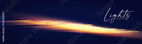 Motion light effect. Shining magic background and liquid speed light © feaspb