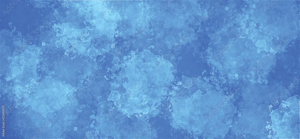 Abstract light blue watercolor for background
