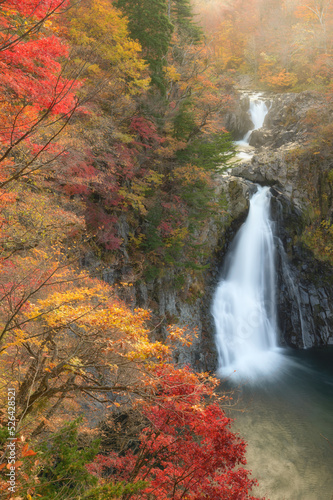 法体の滝、紅葉