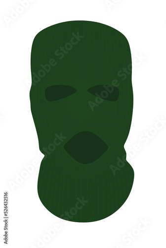 Face full cover mask. vector