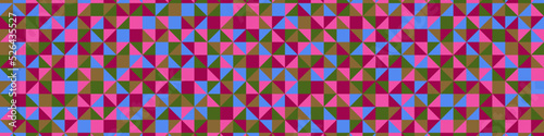 Color Rhombus tile tessellation pattern illustration