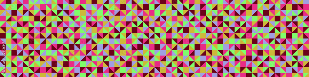 Color Rhombus tile tessellation pattern illustration