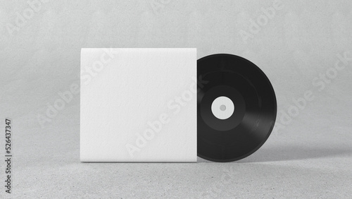LP Record and Jacket 4K