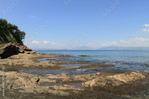 a Tung Ping Chau, which is a part of Hong Kong UNESCO Global Geopark. photo