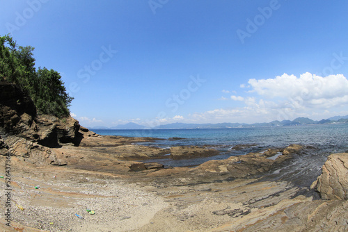 a Tung Ping Chau, which is a part of Hong Kong UNESCO Global Geopark. photo