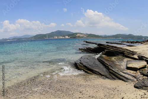 a Tung Ping Chau, which is a part of Hong Kong UNESCO Global Geopark. photo