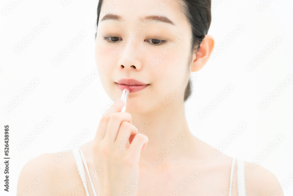 化粧・口紅・女性
