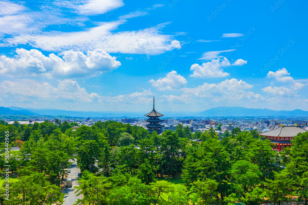 奈良県の都市風景