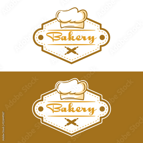 Retro Vintage Bakery Logo Badge