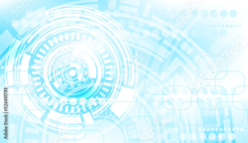 Fond de Technologie Numérique Bleu