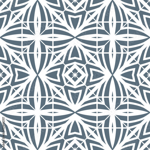 Geometric pattern. Seamless vector background. Ethnic graphic design.