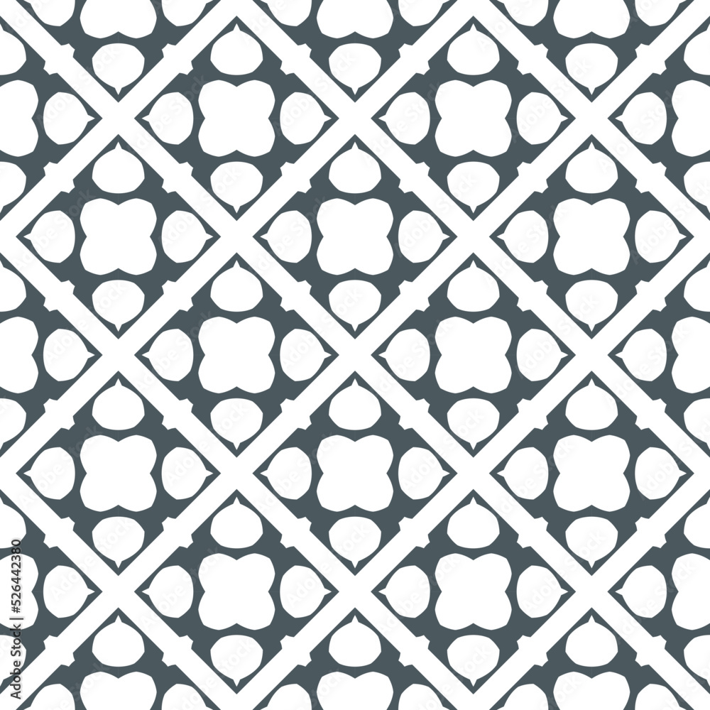 Fototapeta premium Geometric pattern. Seamless vector background. Ethnic graphic design.