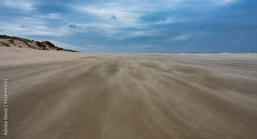 stormy weather at the beach