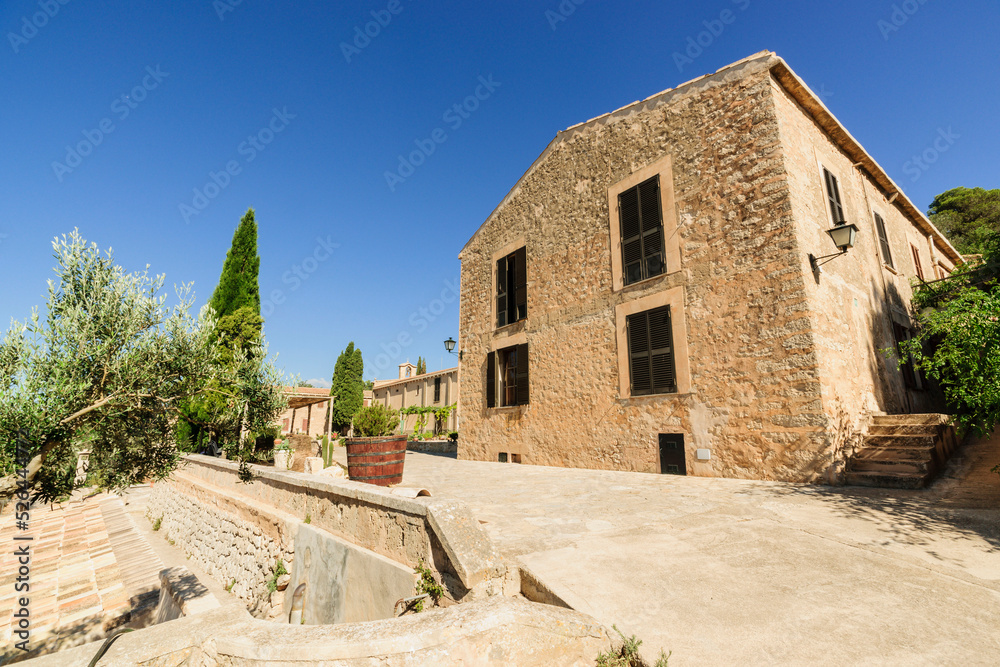 Santuario de Sant Honorat 1397, montaña de Cura, Algaida.Mallorca.Islas Baleares. España.