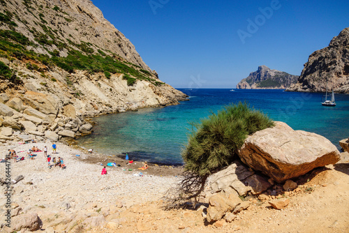 playa de Cala Boquer, peninsula de Formentor, Pollença. Parque natural de la Sierra de Tramuntana. Mallorca. Islas Baleares. Spain.