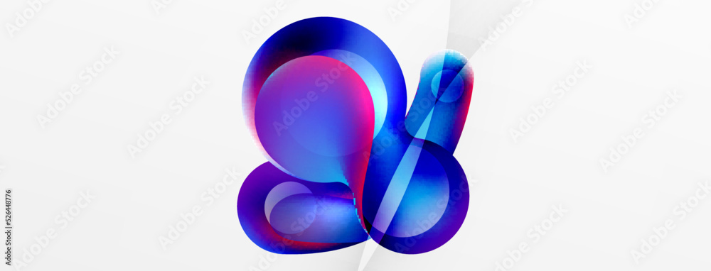 Fluid abstract background, round shapes and circle flowing design for wallpaper, banner, background or landing Fluid abstract background, round shapes and circle flowing design for wallpaper, banner, background or landing