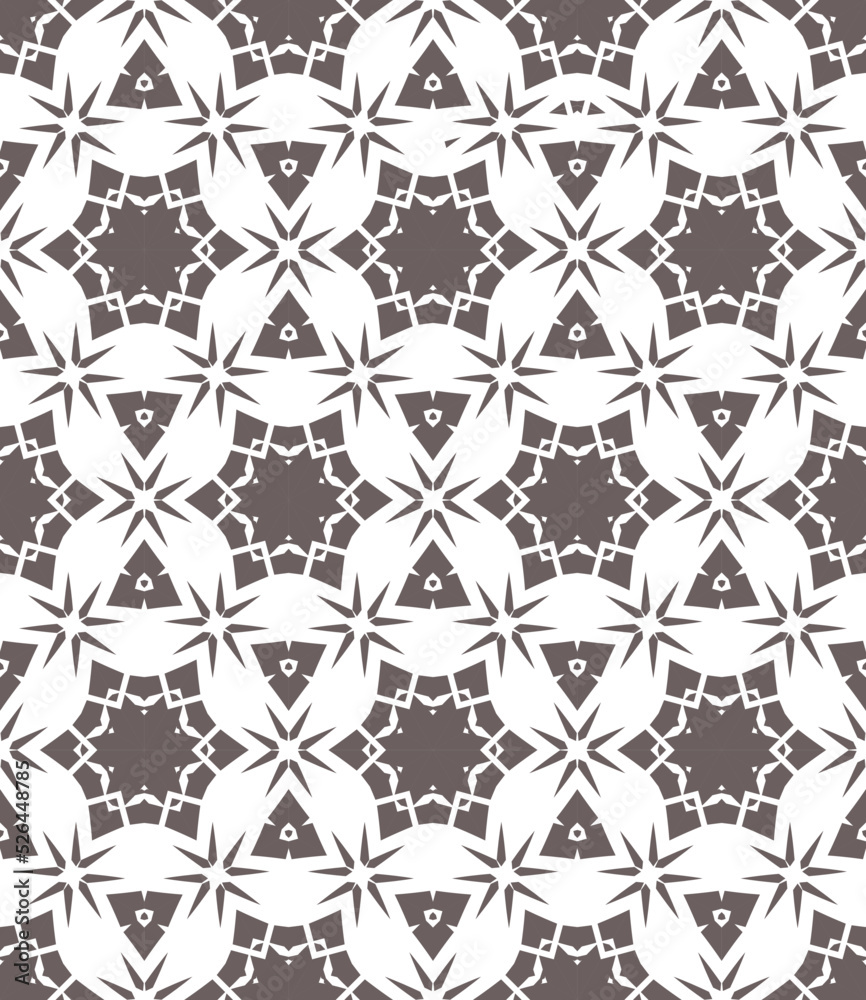 Fototapeta premium Geometric pattern. Seamless vector background. Ethnic graphic design.