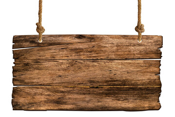 Brown wooden sign for directions, shop sign. Signpost and billboards concept