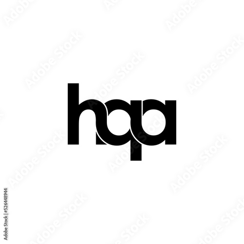 hqa letter original monogram logo design