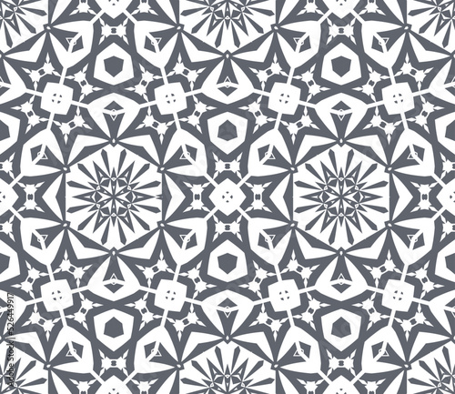 Geometric pattern. Seamless vector background. Ethnic graphic design.