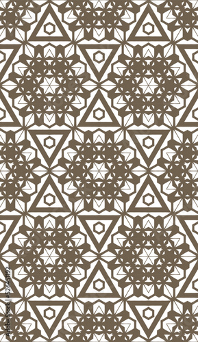 Geometric pattern. Seamless vector background. Ethnic graphic design.