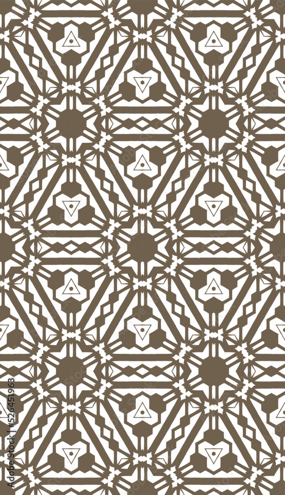 Geometric pattern. Seamless vector background. Ethnic graphic design.