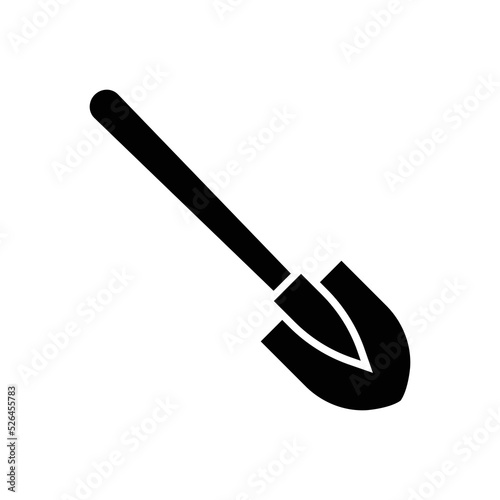 shovel icon vector design template in white background