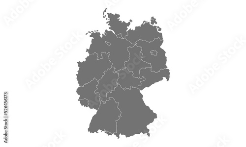 Grey German map