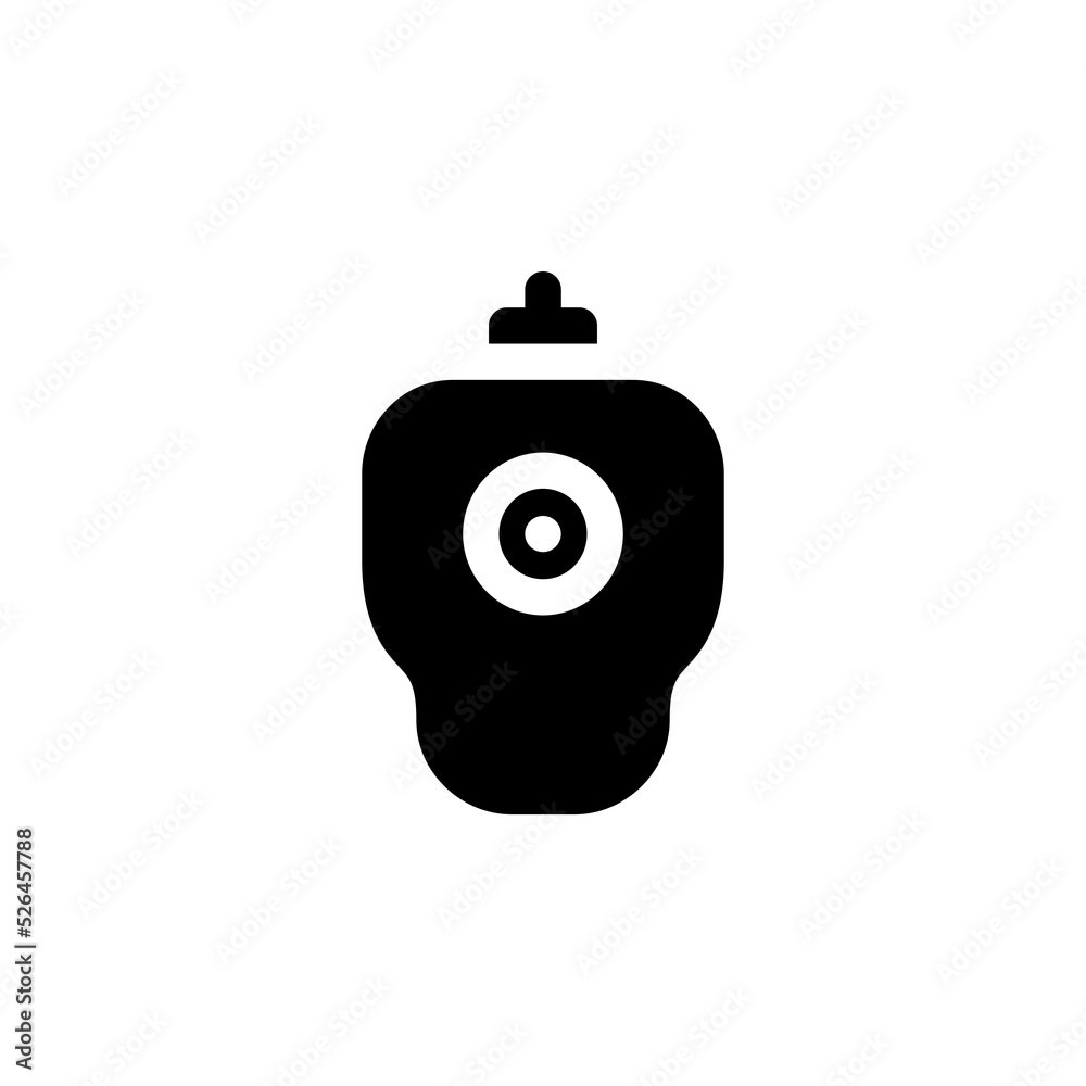 Fototapeta premium trackball vector icon. computer component icon solid style. perfect use for logo, presentation, website, and more. simple modern icon design solid style