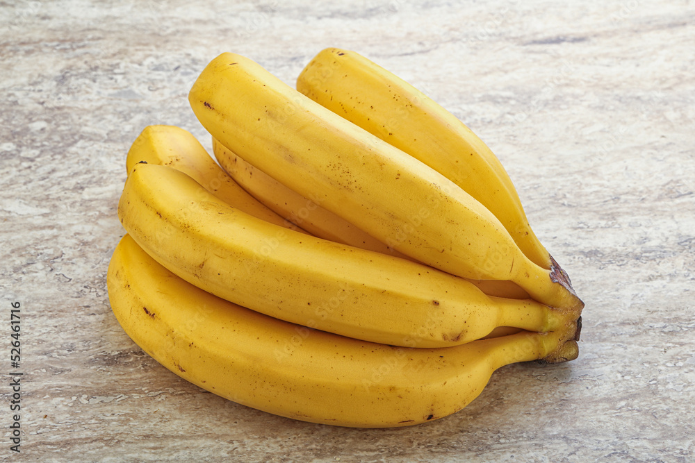 Tropical yellow banana fruit heap Tropical yellow banana fruit heap