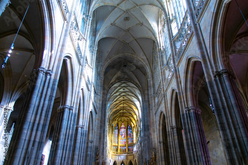 central nave of the Prague Cathedral