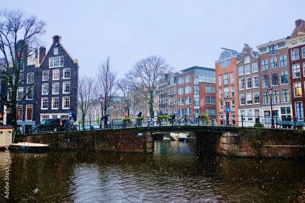Wunderschöne Aufnahme in Amsterdam Holland 