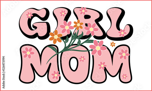 Mom Typography T-shirt Design Vector Illustration