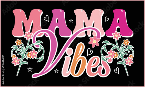 Mom Typography T-shirt Design Vector Illustration