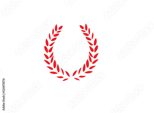 wreath laureal vector illustration