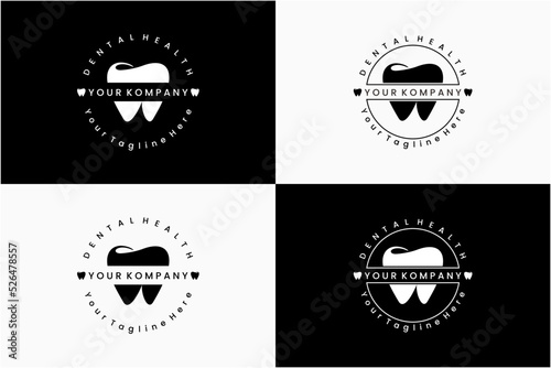 Dental logo design template