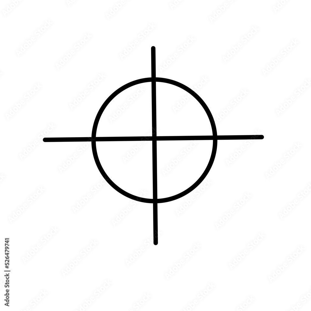 target icon vector target icon vector