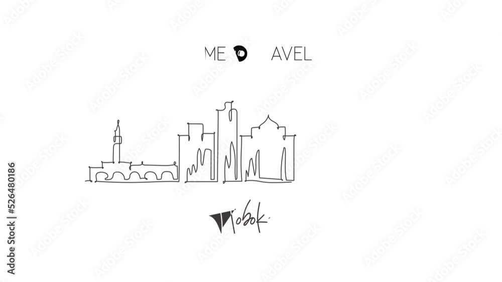 Self drawing animation of one single line draw visit Hoboken city skyline, New Jersey. World beauty town landscape. Best holiday destination. Editable stroke continuous line draw. Full length animated Self drawing animation of one single line draw visit Hoboken city skyline, New Jersey. World beauty town landscape. Best holiday destination. Editable stroke continuous line draw. Full length animated