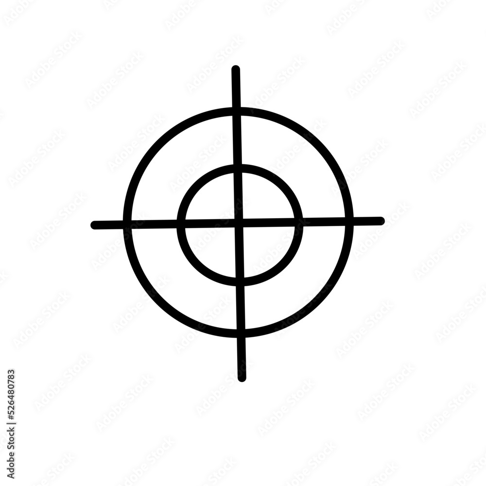 target icon vector target icon vector
