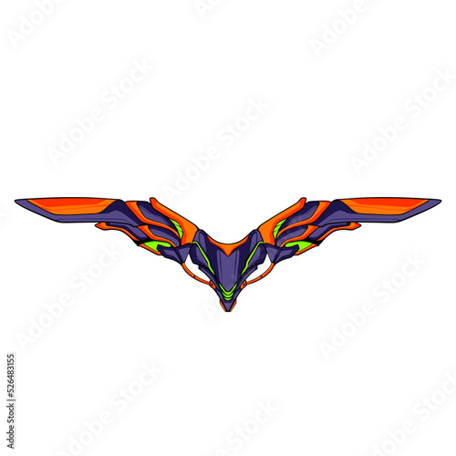flying wings robot art