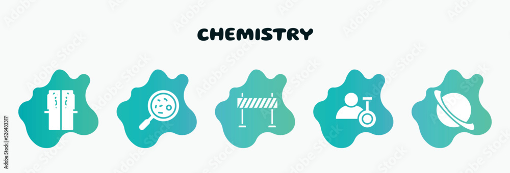 chemistry filled icons set. flat icons such as microorganism, traffic barrier, biochemist, saturn, blister icon collection. can be used web and mobile. chemistry filled icons set. flat icons such as microorganism, traffic barrier, biochemist, saturn, blister icon collection. can be used web and mobile.