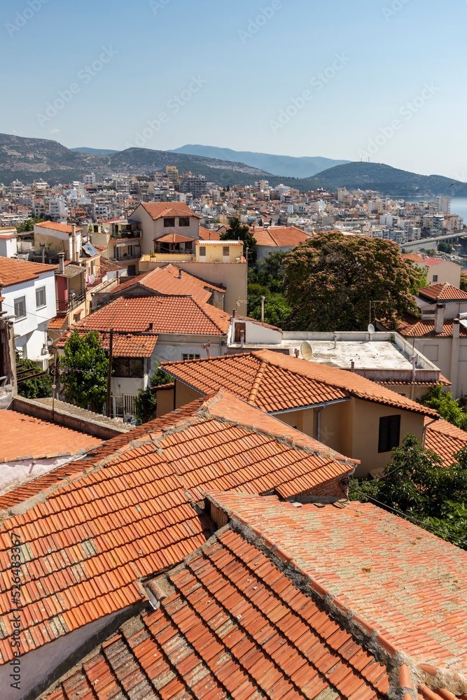 Old town of city of Kavala, Greece