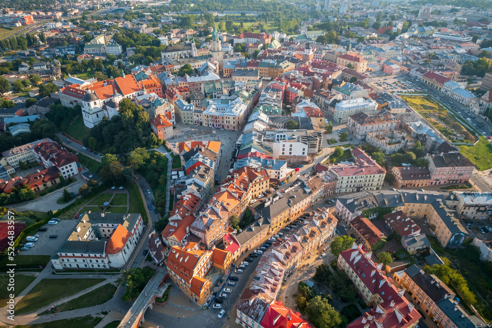 Lublin Stare Miasto - obrazy, fototapety, plakaty 