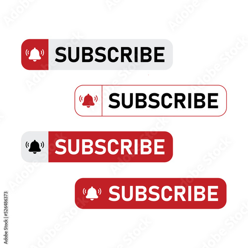 YouTube Channel Subscribe Button Template Design